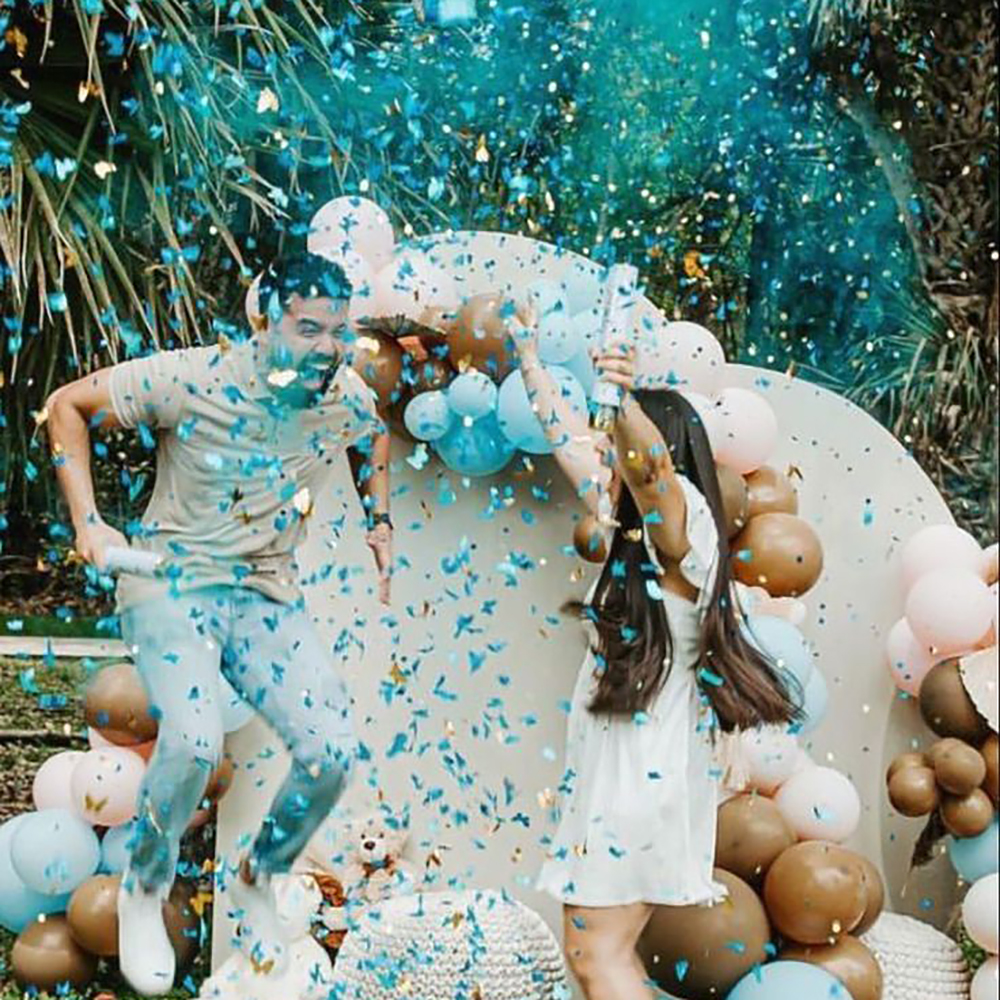 CONFETTI AND POWDER CANNON BLUE 30CM - Slika 2